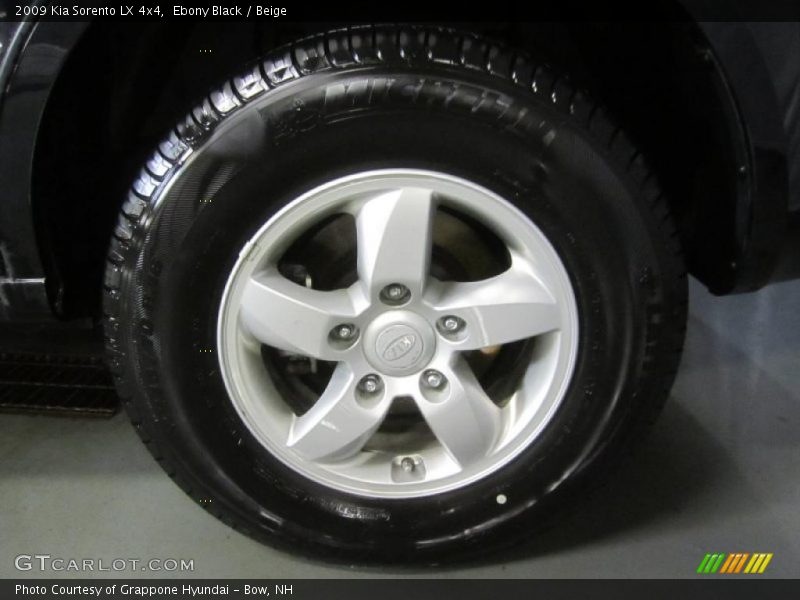 Ebony Black / Beige 2009 Kia Sorento LX 4x4