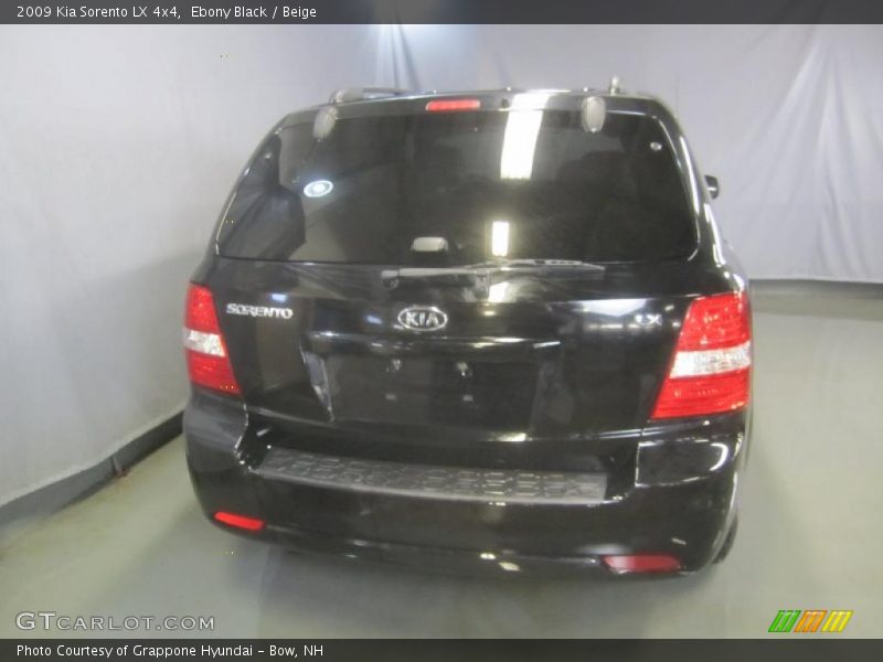 Ebony Black / Beige 2009 Kia Sorento LX 4x4