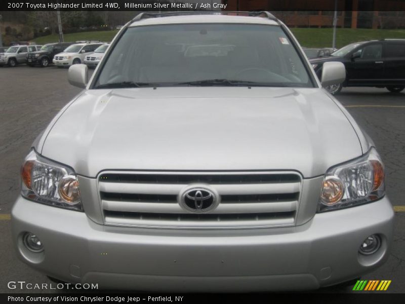Millenium Silver Metallic / Ash Gray 2007 Toyota Highlander Limited 4WD