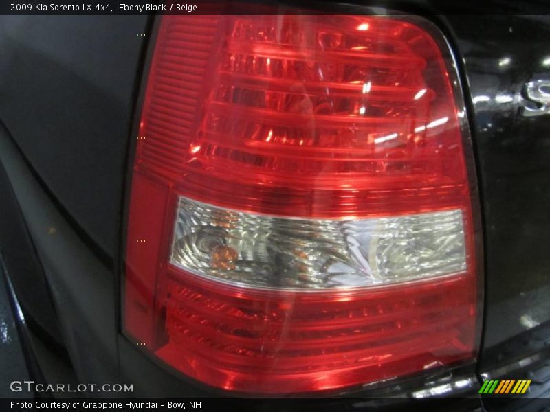 Ebony Black / Beige 2009 Kia Sorento LX 4x4