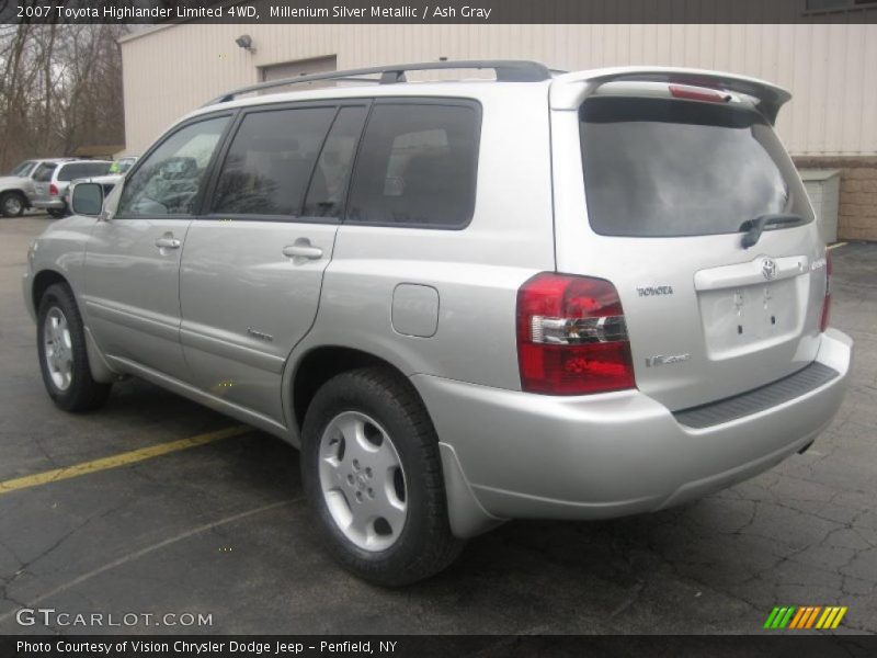 Millenium Silver Metallic / Ash Gray 2007 Toyota Highlander Limited 4WD