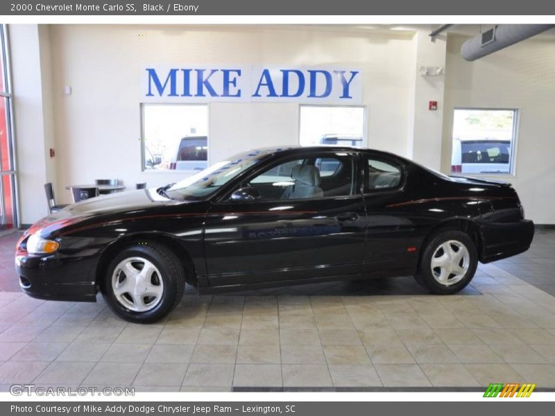 Black / Ebony 2000 Chevrolet Monte Carlo SS