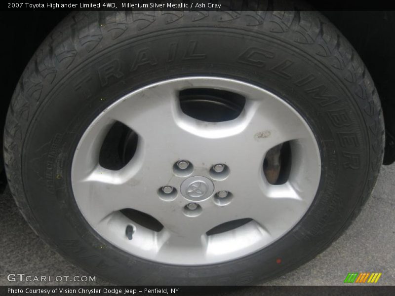 Millenium Silver Metallic / Ash Gray 2007 Toyota Highlander Limited 4WD