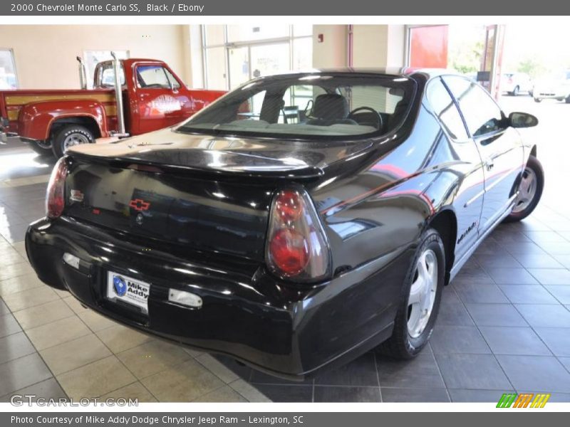 Black / Ebony 2000 Chevrolet Monte Carlo SS
