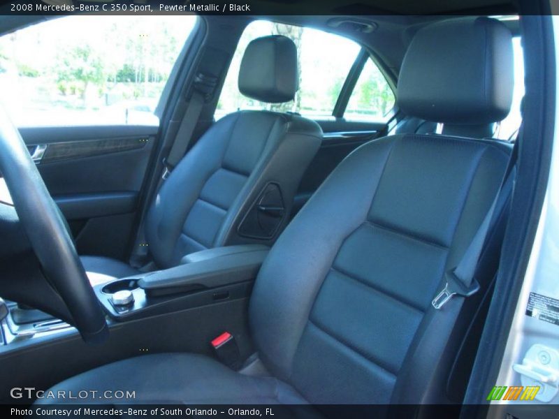 Pewter Metallic / Black 2008 Mercedes-Benz C 350 Sport