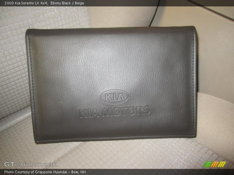 Ebony Black / Beige 2009 Kia Sorento LX 4x4