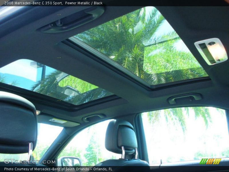 Pewter Metallic / Black 2008 Mercedes-Benz C 350 Sport