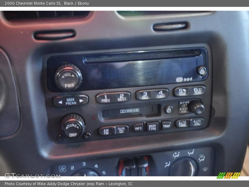 Black / Ebony 2000 Chevrolet Monte Carlo SS