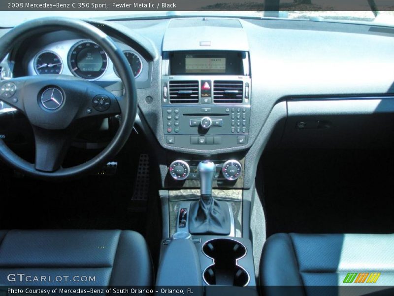 Pewter Metallic / Black 2008 Mercedes-Benz C 350 Sport