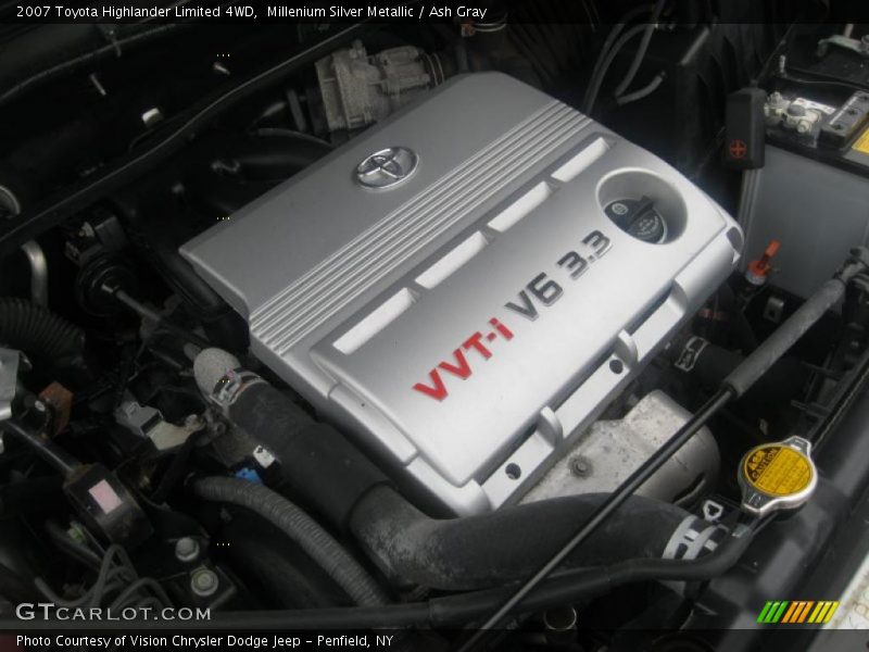 Millenium Silver Metallic / Ash Gray 2007 Toyota Highlander Limited 4WD