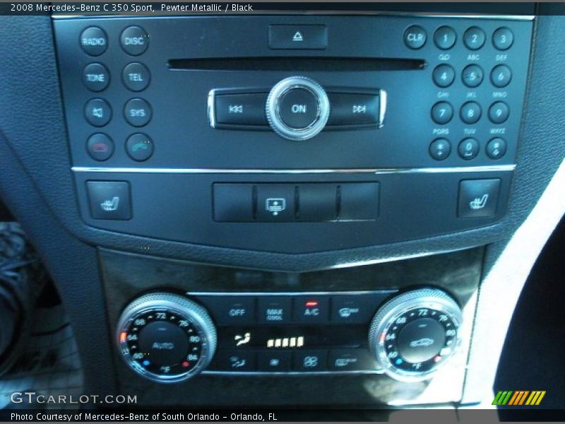 Pewter Metallic / Black 2008 Mercedes-Benz C 350 Sport
