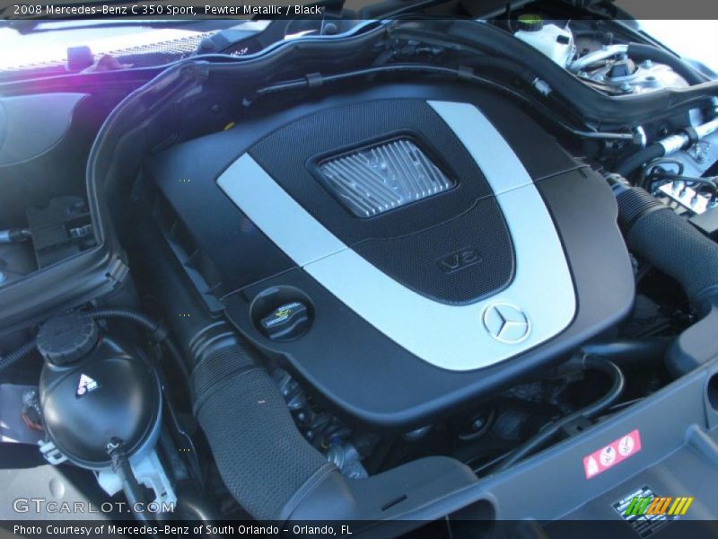 Pewter Metallic / Black 2008 Mercedes-Benz C 350 Sport
