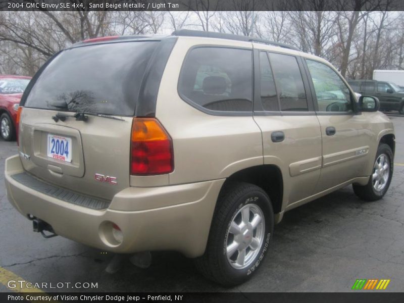 Sand Beige Metallic / Light Tan 2004 GMC Envoy SLE 4x4