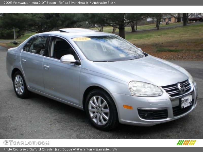 Reflex Silver Metallic / Anthracite Black 2006 Volkswagen Jetta 2.0T Sedan