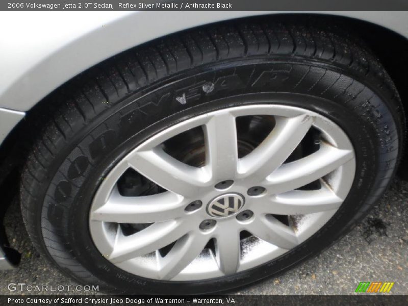 Reflex Silver Metallic / Anthracite Black 2006 Volkswagen Jetta 2.0T Sedan