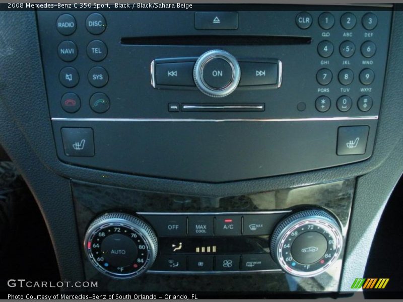 Controls of 2008 C 350 Sport