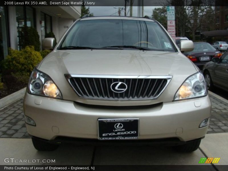 Desert Sage Metallic / Ivory 2008 Lexus RX 350 AWD