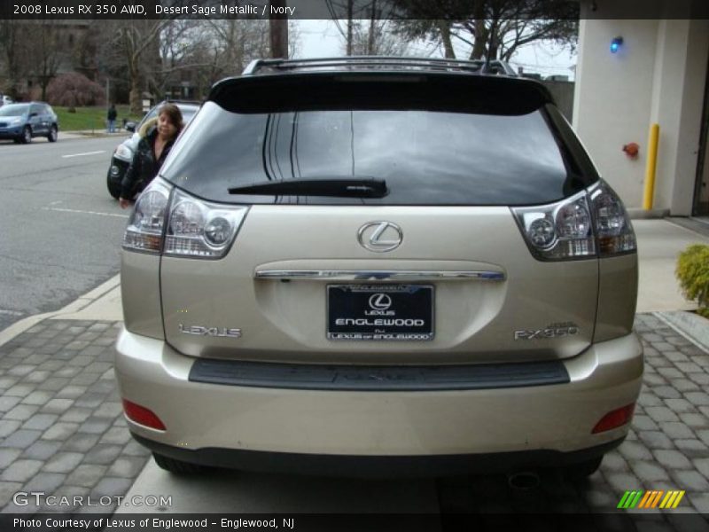 Desert Sage Metallic / Ivory 2008 Lexus RX 350 AWD