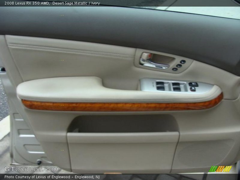 Desert Sage Metallic / Ivory 2008 Lexus RX 350 AWD