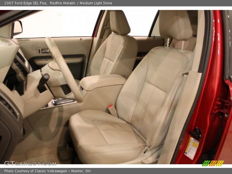 Redfire Metallic / Medium Light Stone 2007 Ford Edge SEL Plus