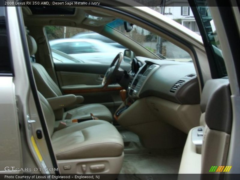 Desert Sage Metallic / Ivory 2008 Lexus RX 350 AWD