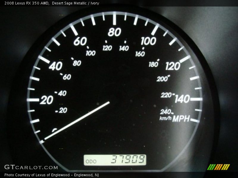 Desert Sage Metallic / Ivory 2008 Lexus RX 350 AWD