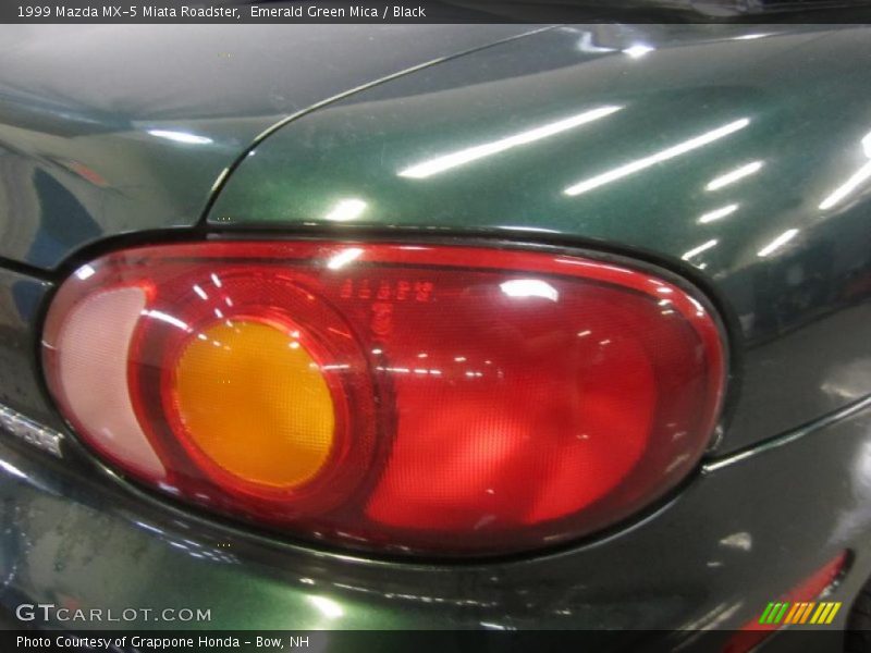 Emerald Green Mica / Black 1999 Mazda MX-5 Miata Roadster