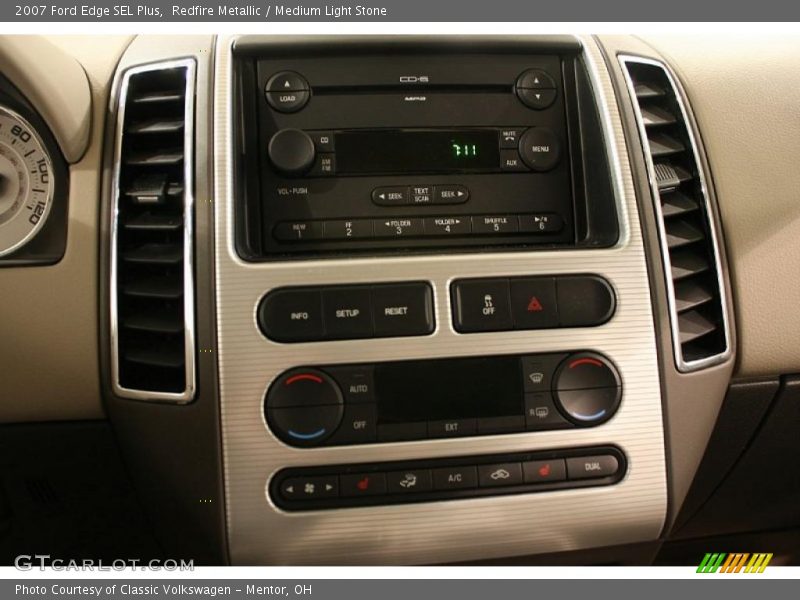 Redfire Metallic / Medium Light Stone 2007 Ford Edge SEL Plus