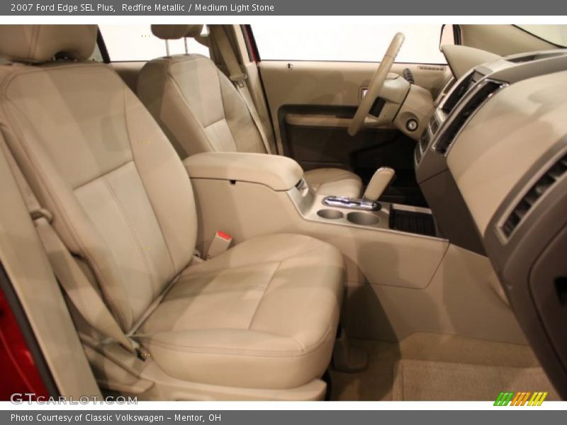 Redfire Metallic / Medium Light Stone 2007 Ford Edge SEL Plus