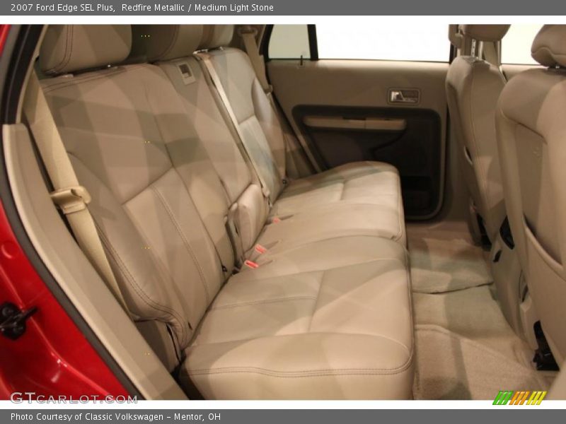 Redfire Metallic / Medium Light Stone 2007 Ford Edge SEL Plus