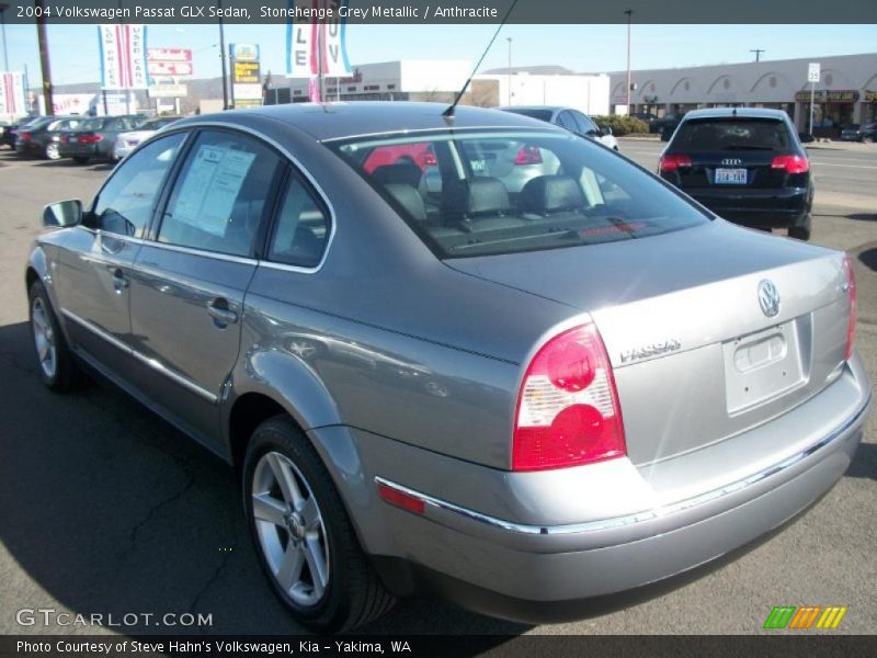 Stonehenge Grey Metallic / Anthracite 2004 Volkswagen Passat GLX Sedan