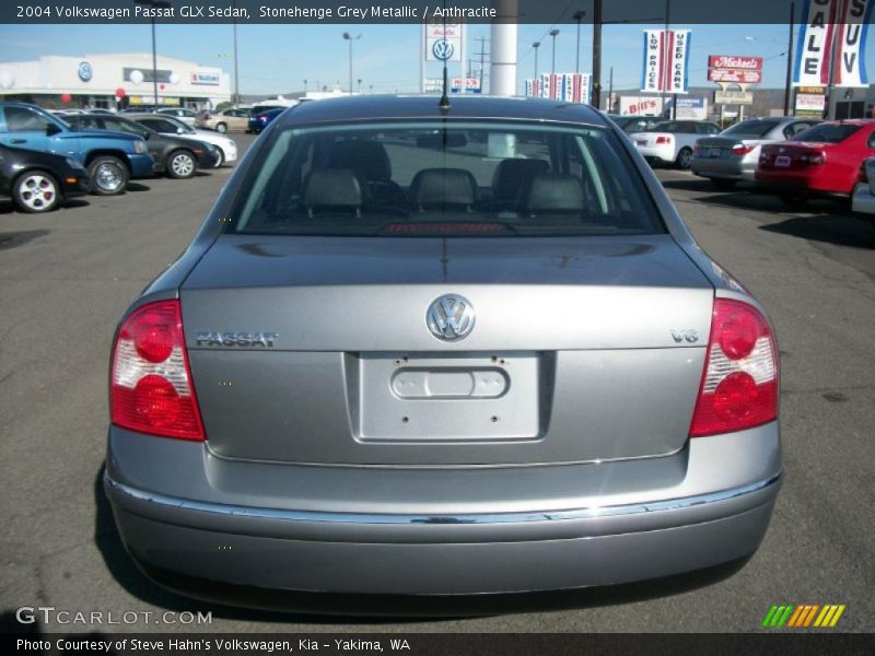 Stonehenge Grey Metallic / Anthracite 2004 Volkswagen Passat GLX Sedan
