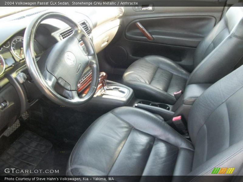  2004 Passat GLX Sedan Anthracite Interior