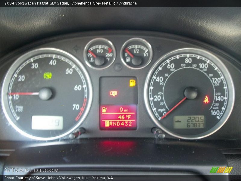 Stonehenge Grey Metallic / Anthracite 2004 Volkswagen Passat GLX Sedan
