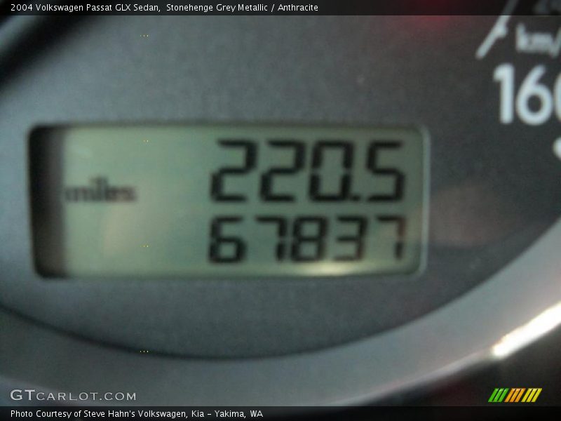 Stonehenge Grey Metallic / Anthracite 2004 Volkswagen Passat GLX Sedan