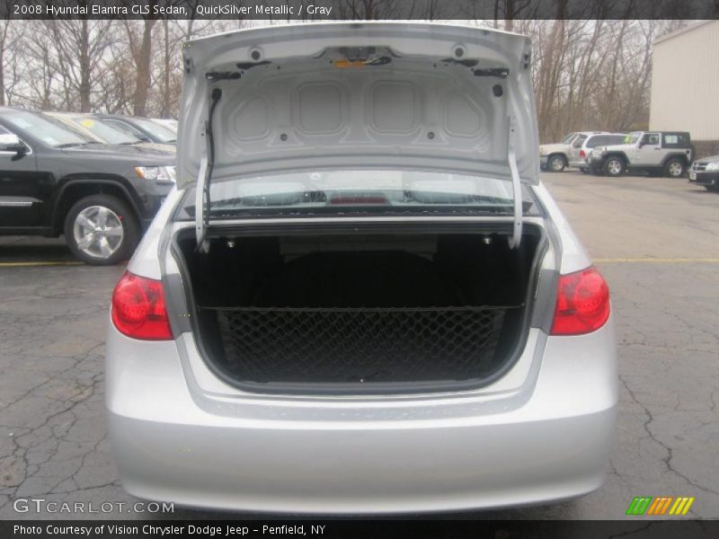 QuickSilver Metallic / Gray 2008 Hyundai Elantra GLS Sedan
