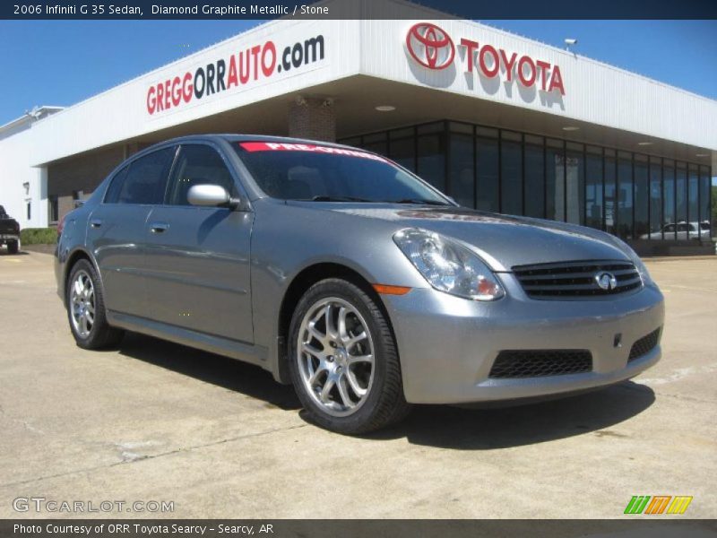 Diamond Graphite Metallic / Stone 2006 Infiniti G 35 Sedan