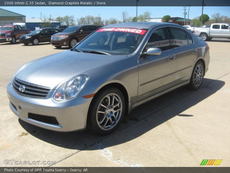 Diamond Graphite Metallic / Stone 2006 Infiniti G 35 Sedan
