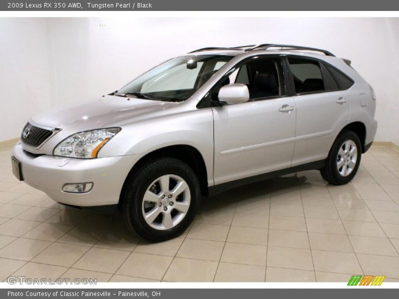 Tungsten Pearl / Black 2009 Lexus RX 350 AWD