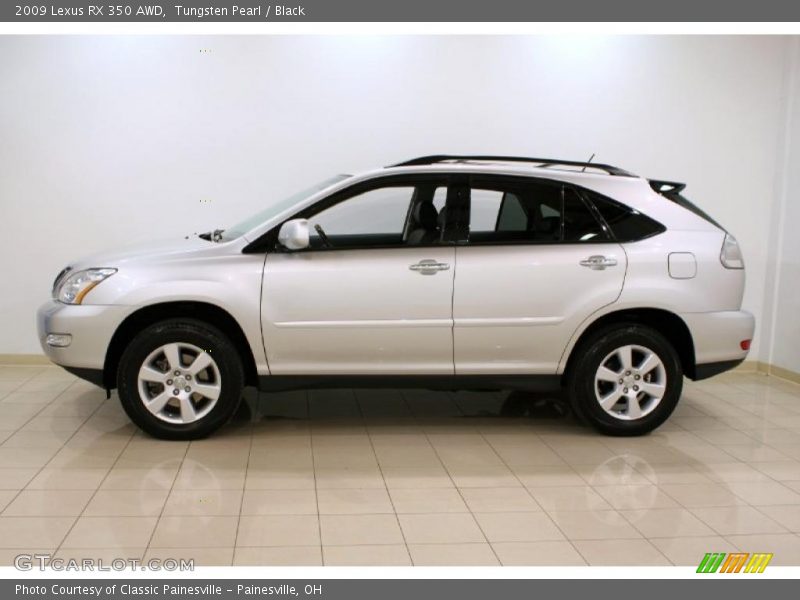 Tungsten Pearl / Black 2009 Lexus RX 350 AWD
