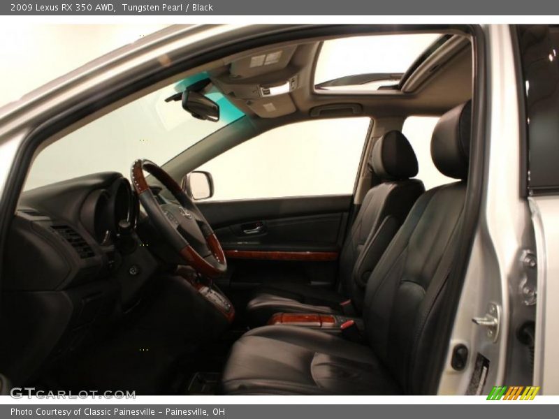 Tungsten Pearl / Black 2009 Lexus RX 350 AWD