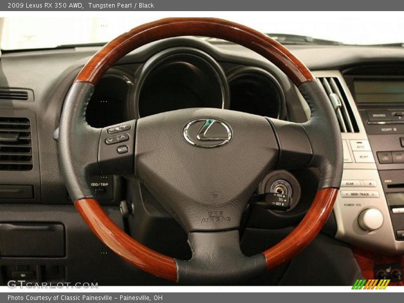 Tungsten Pearl / Black 2009 Lexus RX 350 AWD