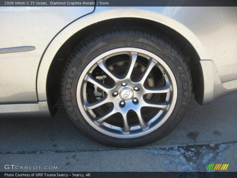 Diamond Graphite Metallic / Stone 2006 Infiniti G 35 Sedan