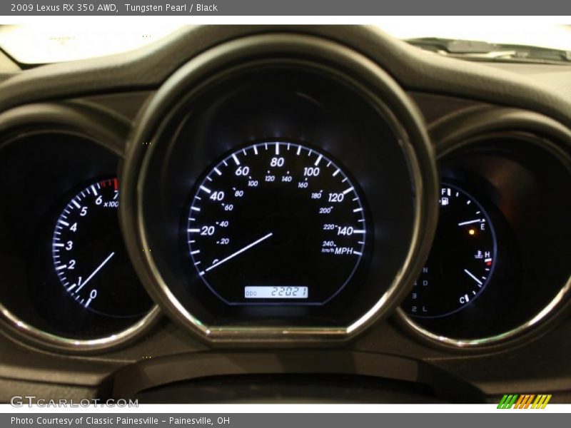 Tungsten Pearl / Black 2009 Lexus RX 350 AWD