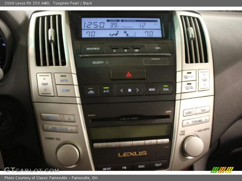 Tungsten Pearl / Black 2009 Lexus RX 350 AWD