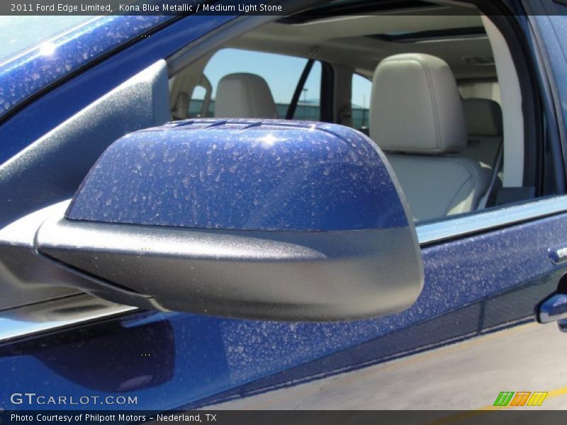 Kona Blue Metallic / Medium Light Stone 2011 Ford Edge Limited