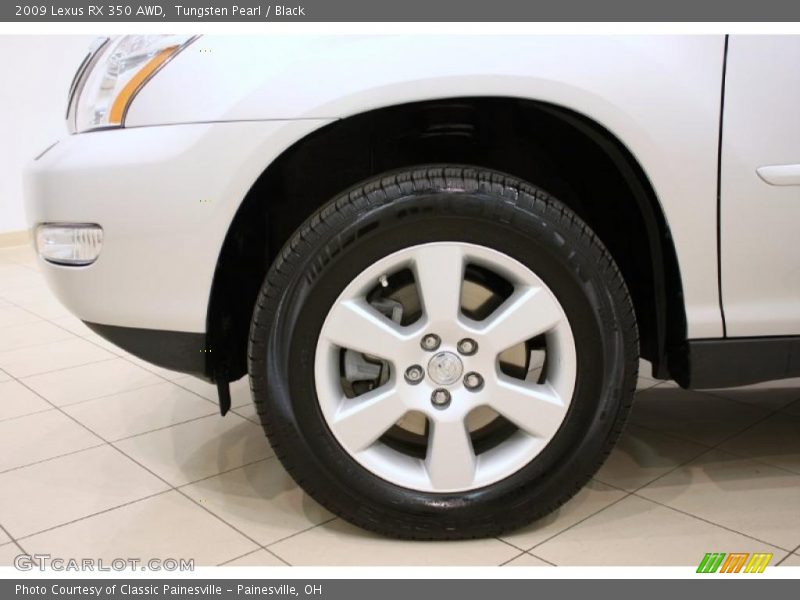 Tungsten Pearl / Black 2009 Lexus RX 350 AWD