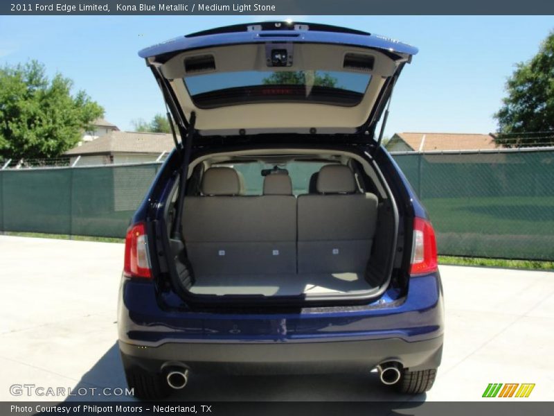 Kona Blue Metallic / Medium Light Stone 2011 Ford Edge Limited