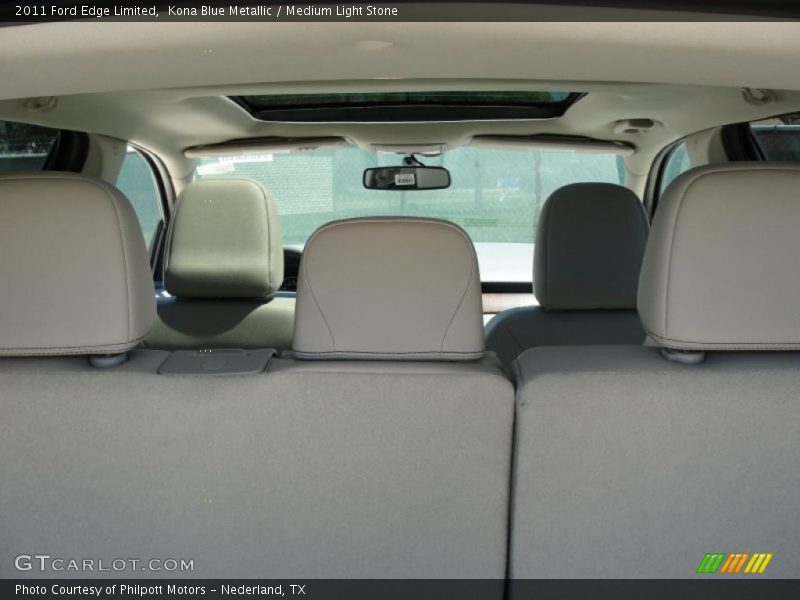 Kona Blue Metallic / Medium Light Stone 2011 Ford Edge Limited