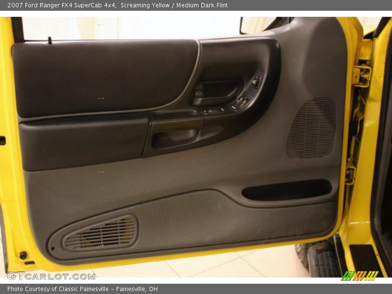 Screaming Yellow / Medium Dark Flint 2007 Ford Ranger FX4 SuperCab 4x4